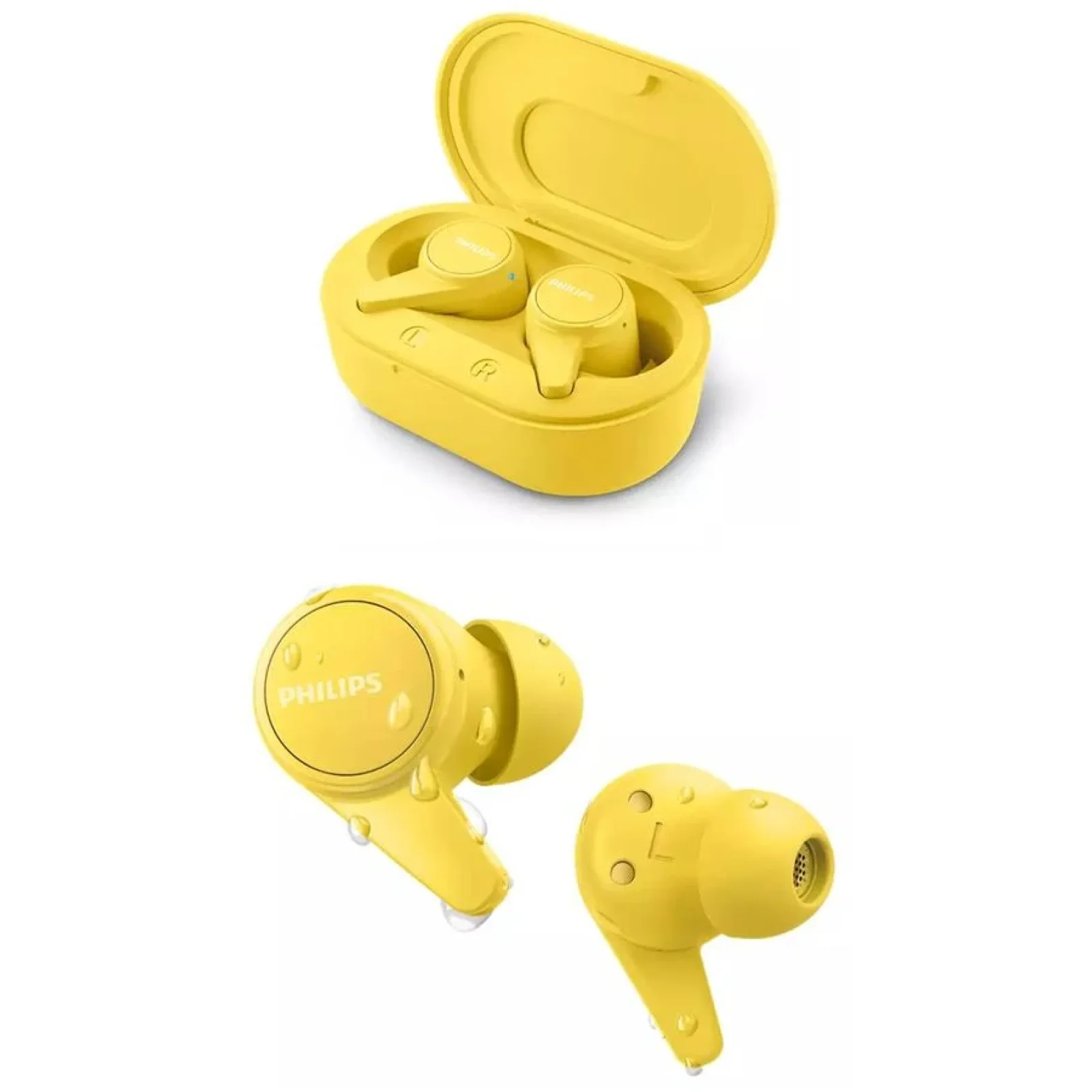 Наушники Philips TAT1207 True Wireless IPX4 Yellow, TAT1207YL/00 UA